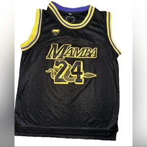 Kobe Bryant Los Angeles Lakers NBA Jersey #24 Kids Medium Mamba Snake